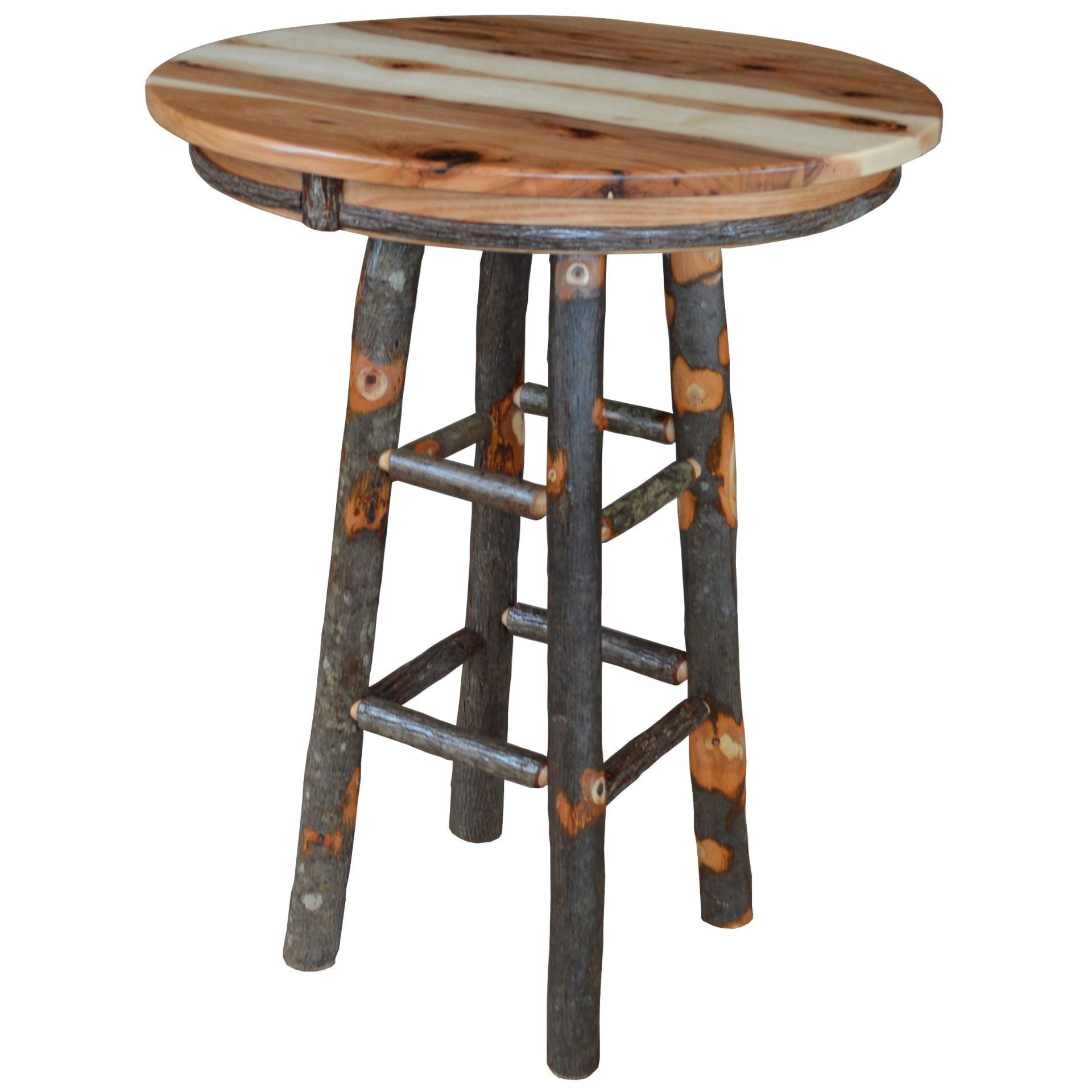 Hickory Round Bar Table