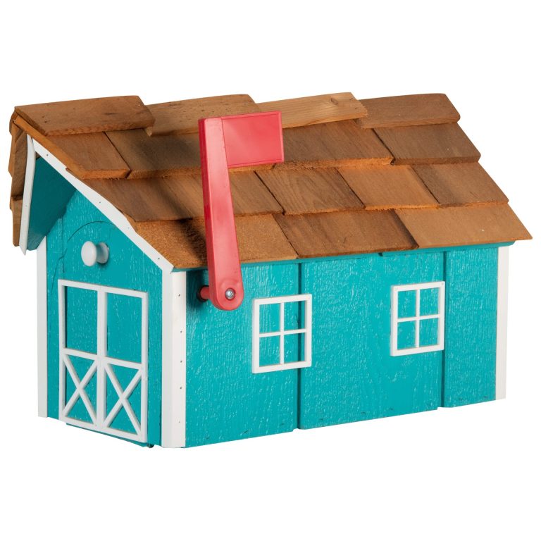 Beaver Dam Woodworks Cedar Shake Wood Mailbox