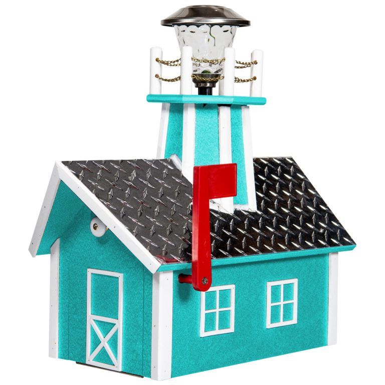 Beaver Dam Woodworks Deluxe Lighthouse Mailbox