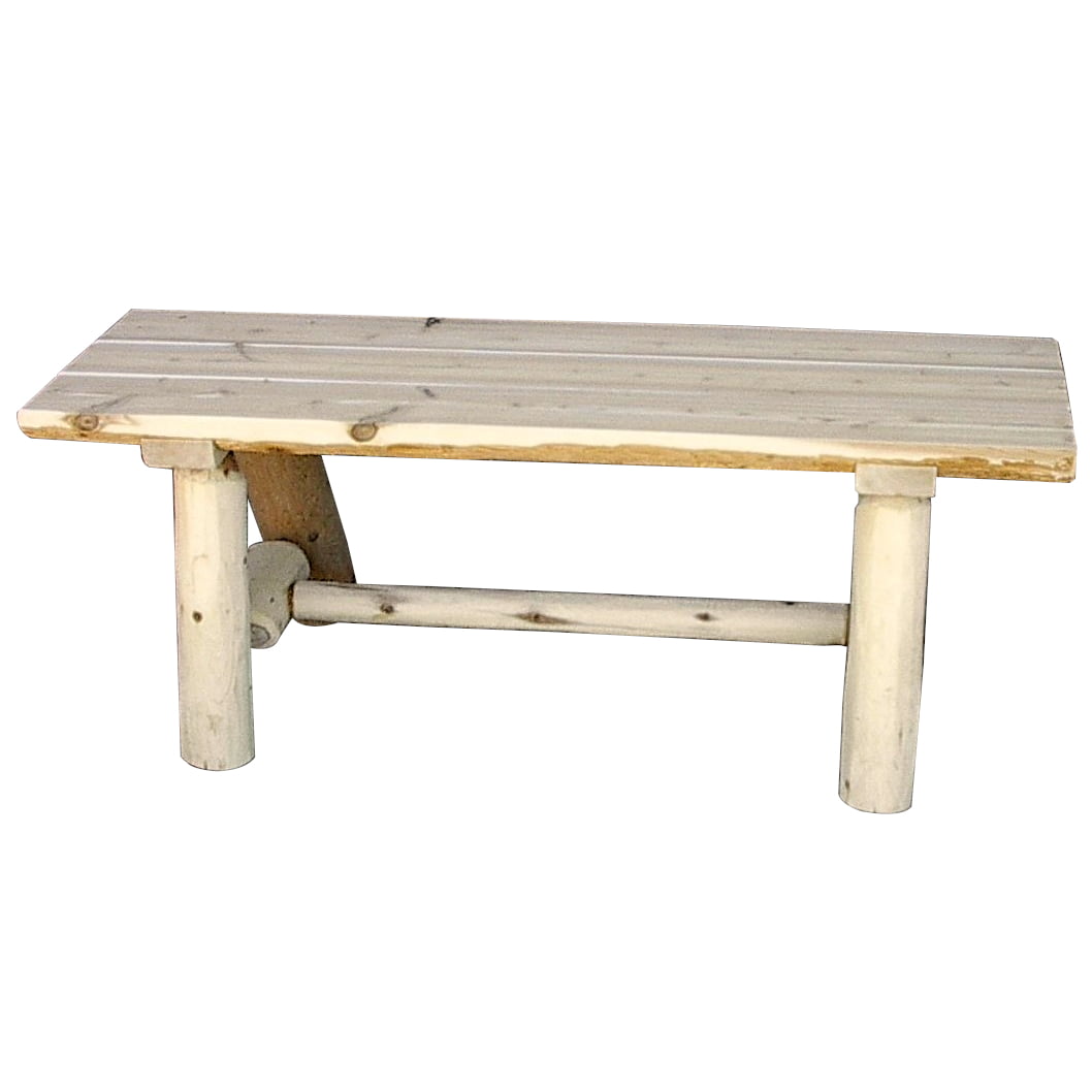 White Cedar Log Coffee Table