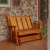 A&L Furniture Timberland Glider Bench