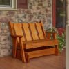 A&L Furniture Timberland Glider Bench