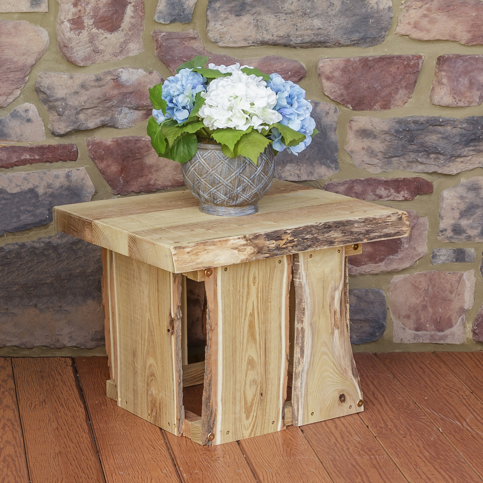 Live Edge Locust Evening Grove Side Table