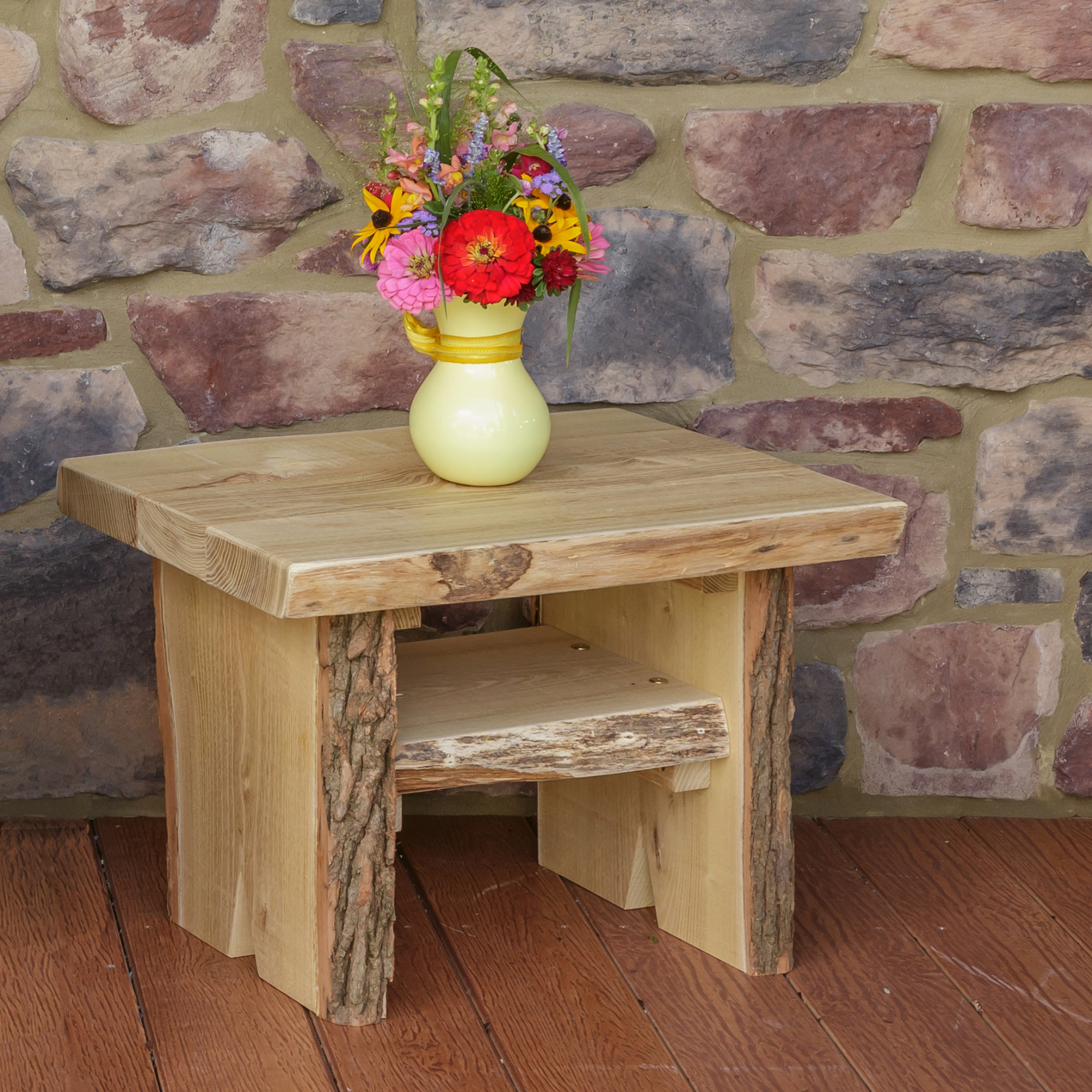 Live Edge Locust Sunrise Thicket Side Table