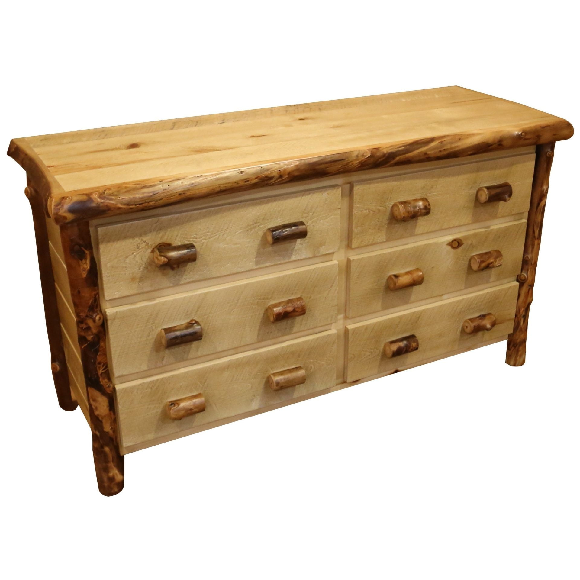 Rustic Aspen Log Dresser