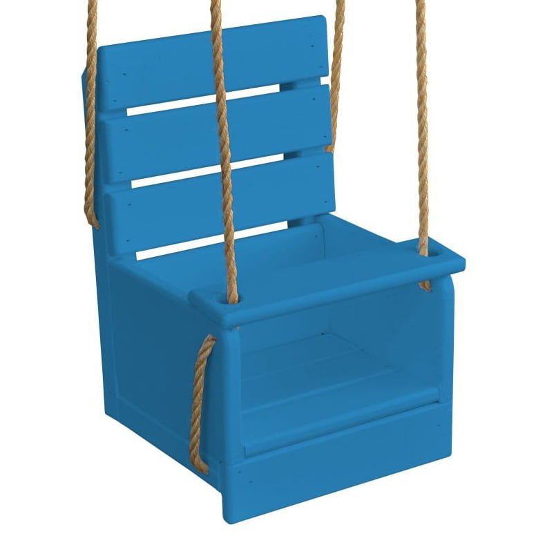 A&L Furniture Pine Classic Baby Swing