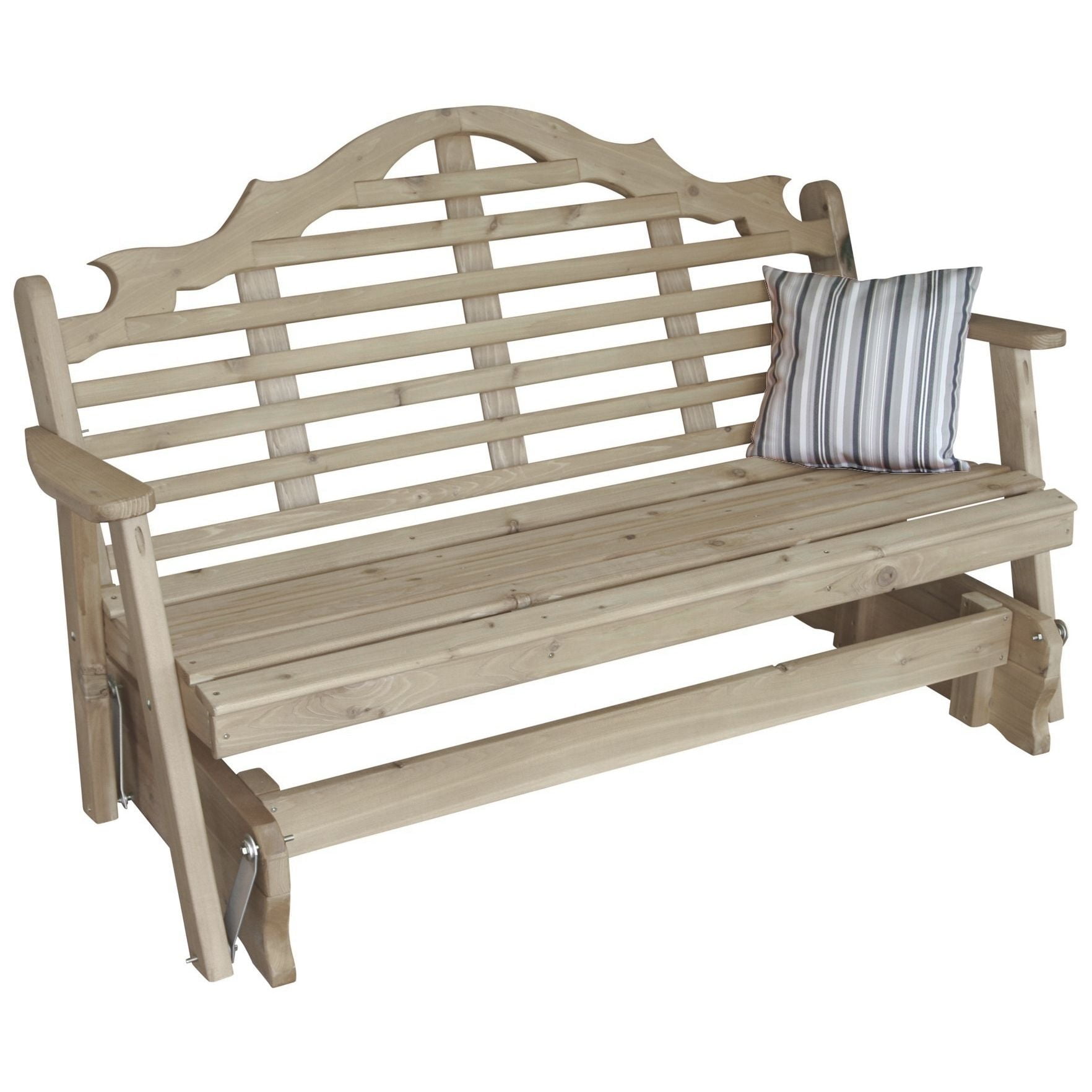 A&L Furniture Cedar Marlboro Glider-Multiple Sizes