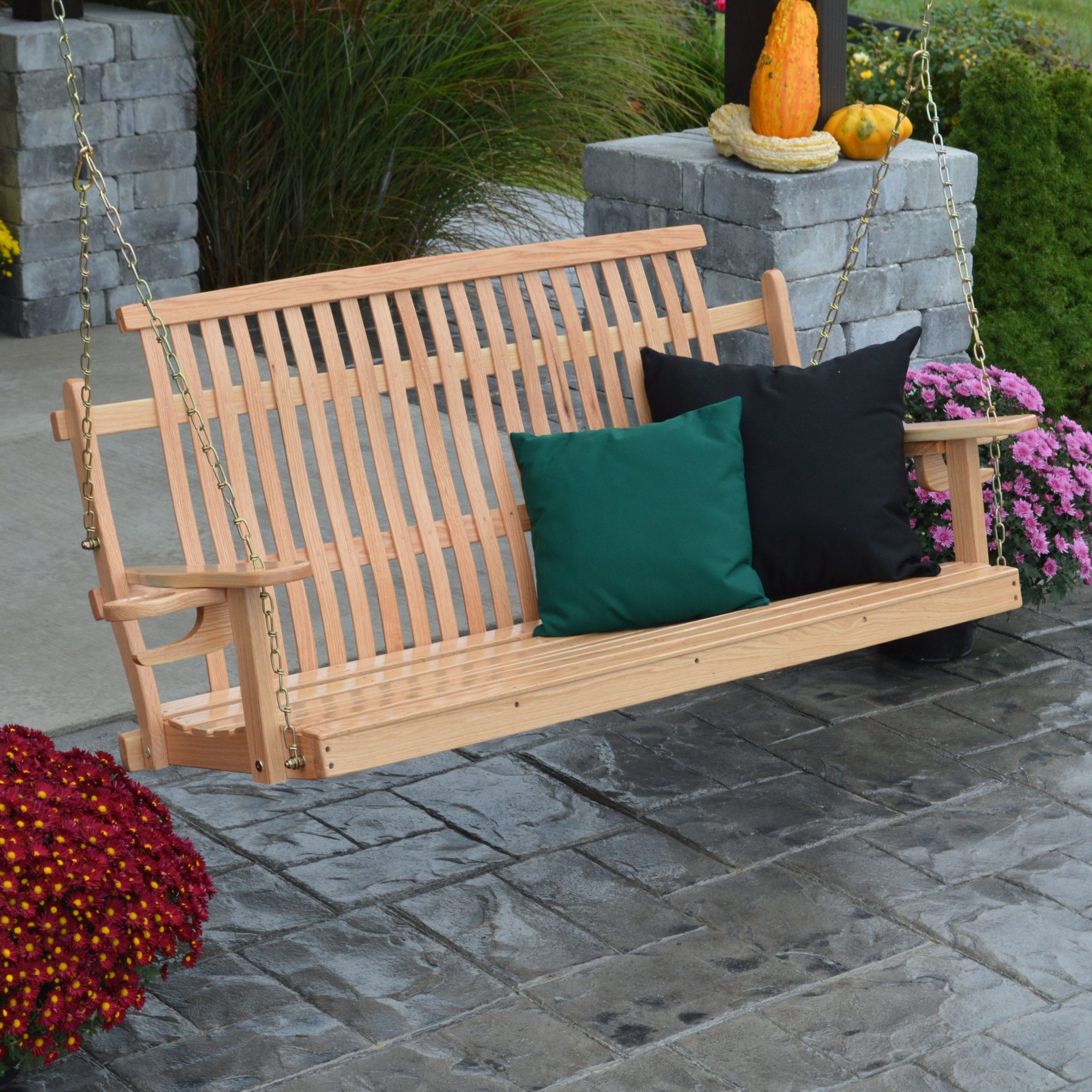 Bent Oak Porch Swing