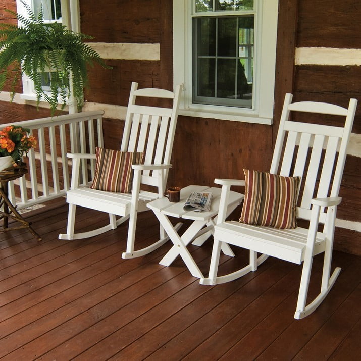 A&L Furniture Pine Classic Porch Rocker