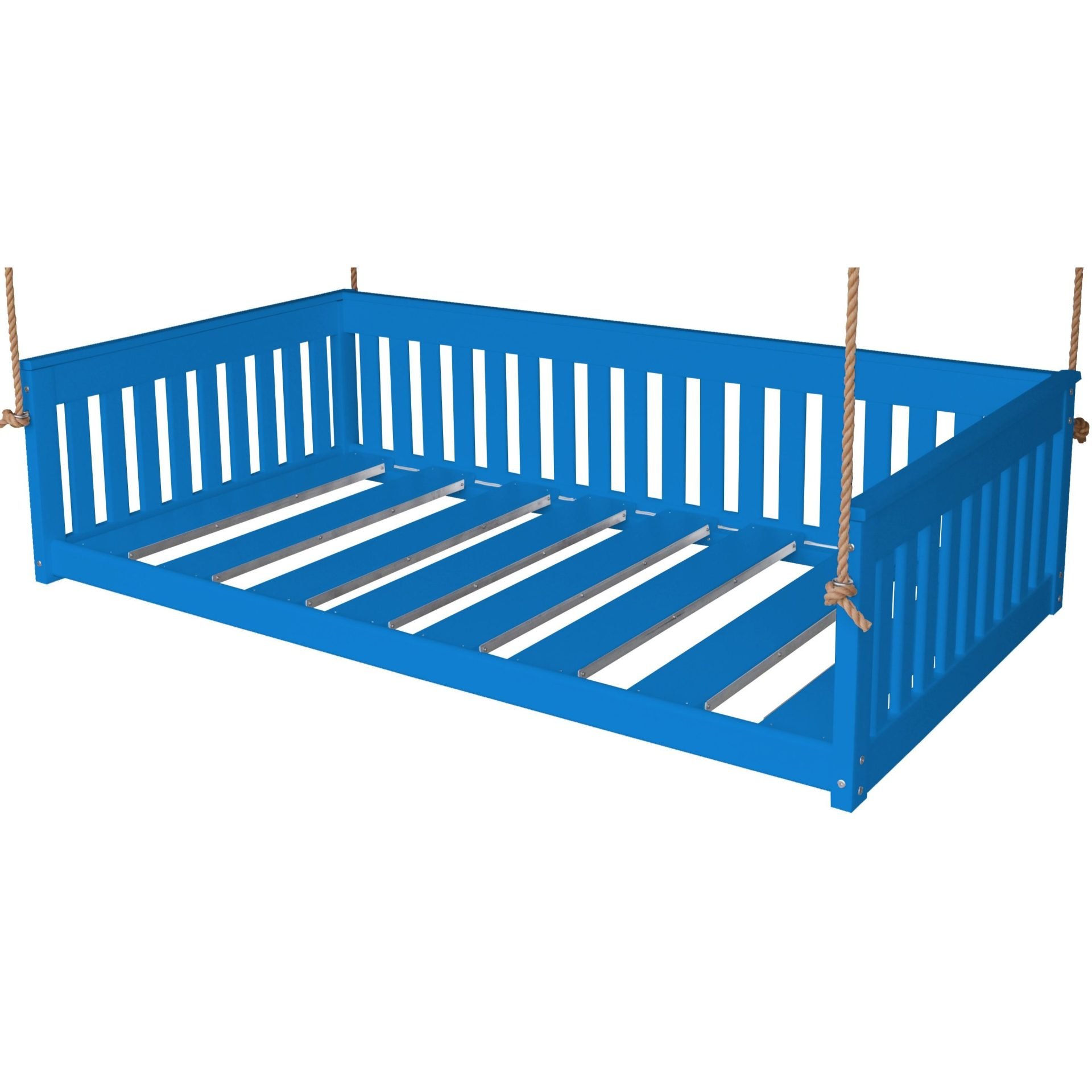 Poly Lumber Twin Mission Hanging Daybed with Rope