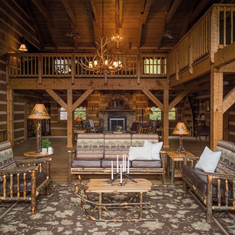 Rustic Hickory Living Room Set
