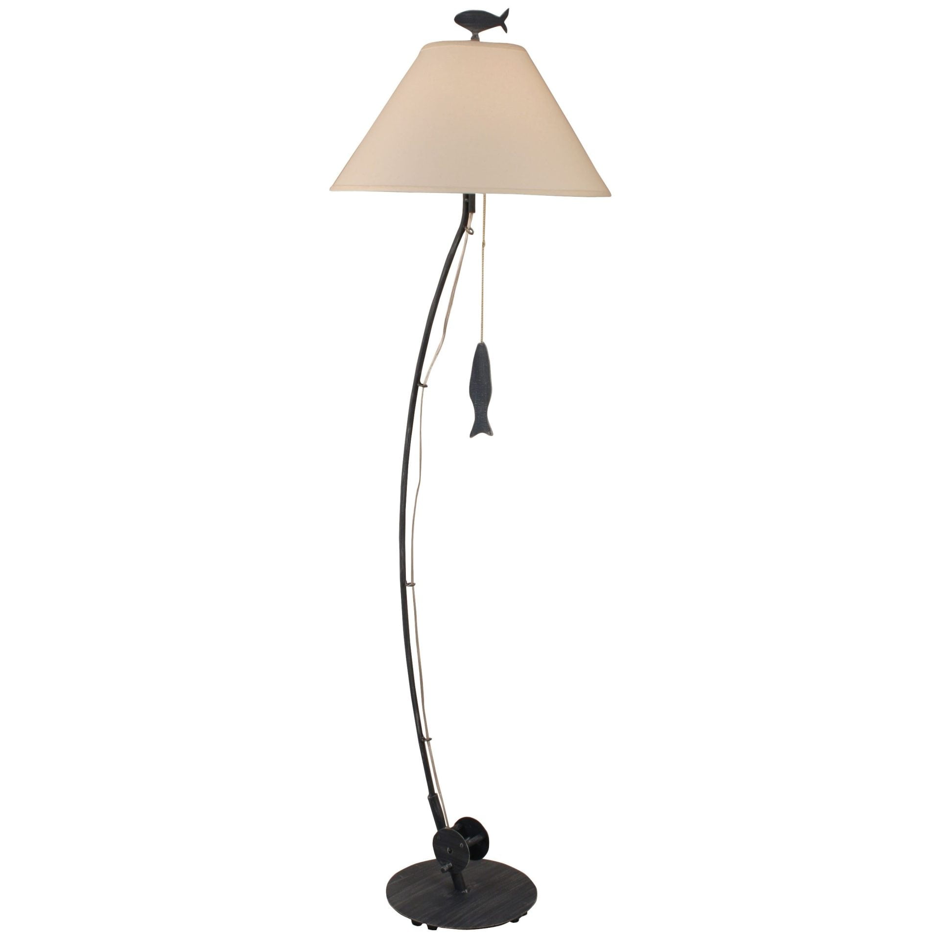 Sea Fishing Pole Floor Lamp