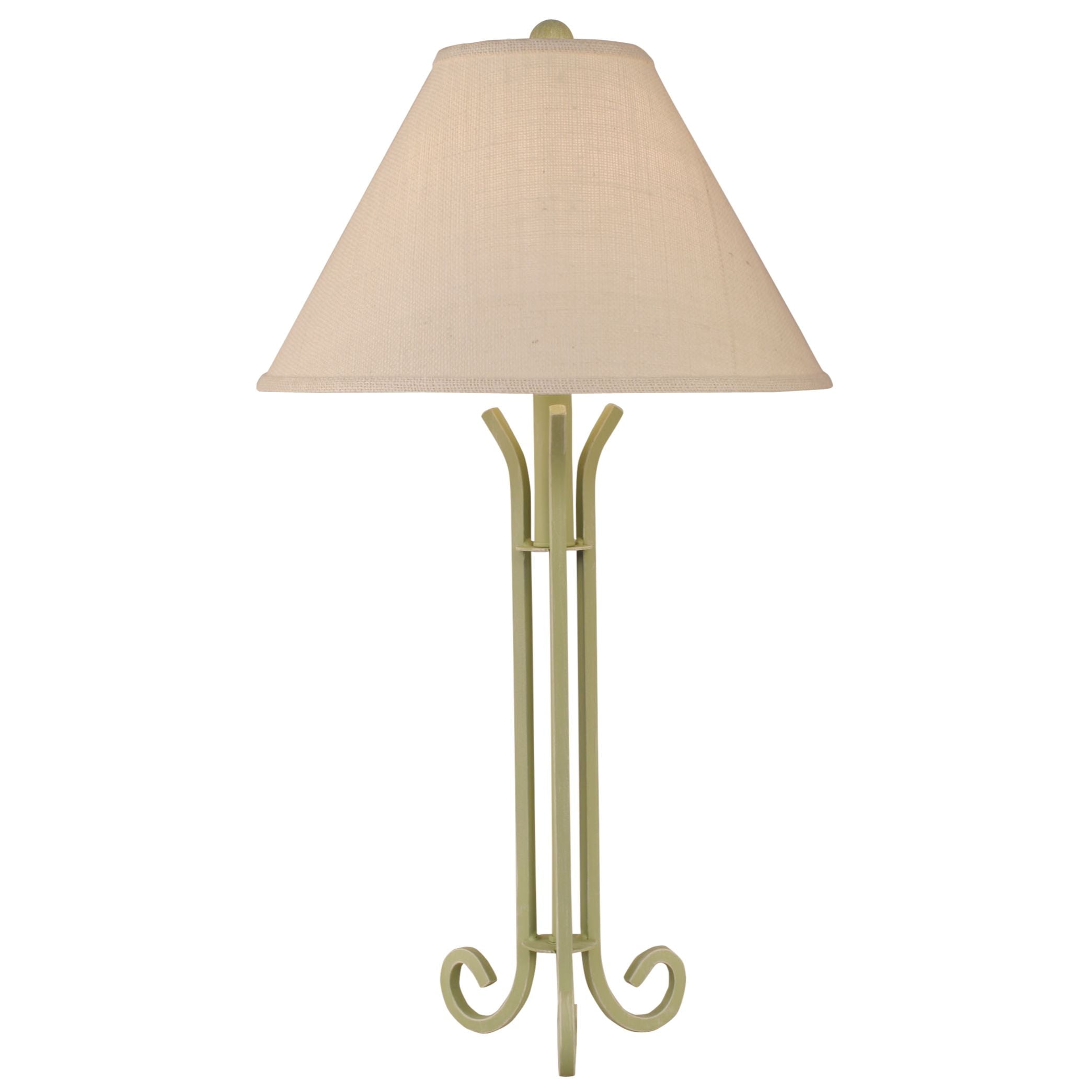Tall Iron 3-Footed Table Lamp