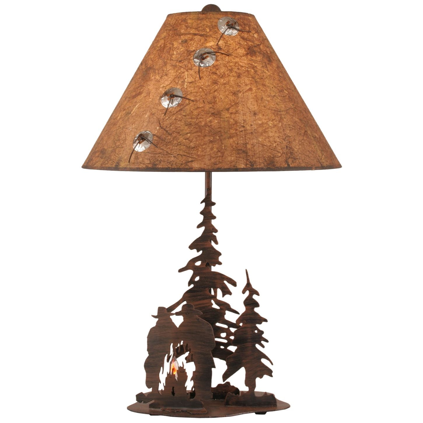 Nature Scene Table Lamp with Nightlight