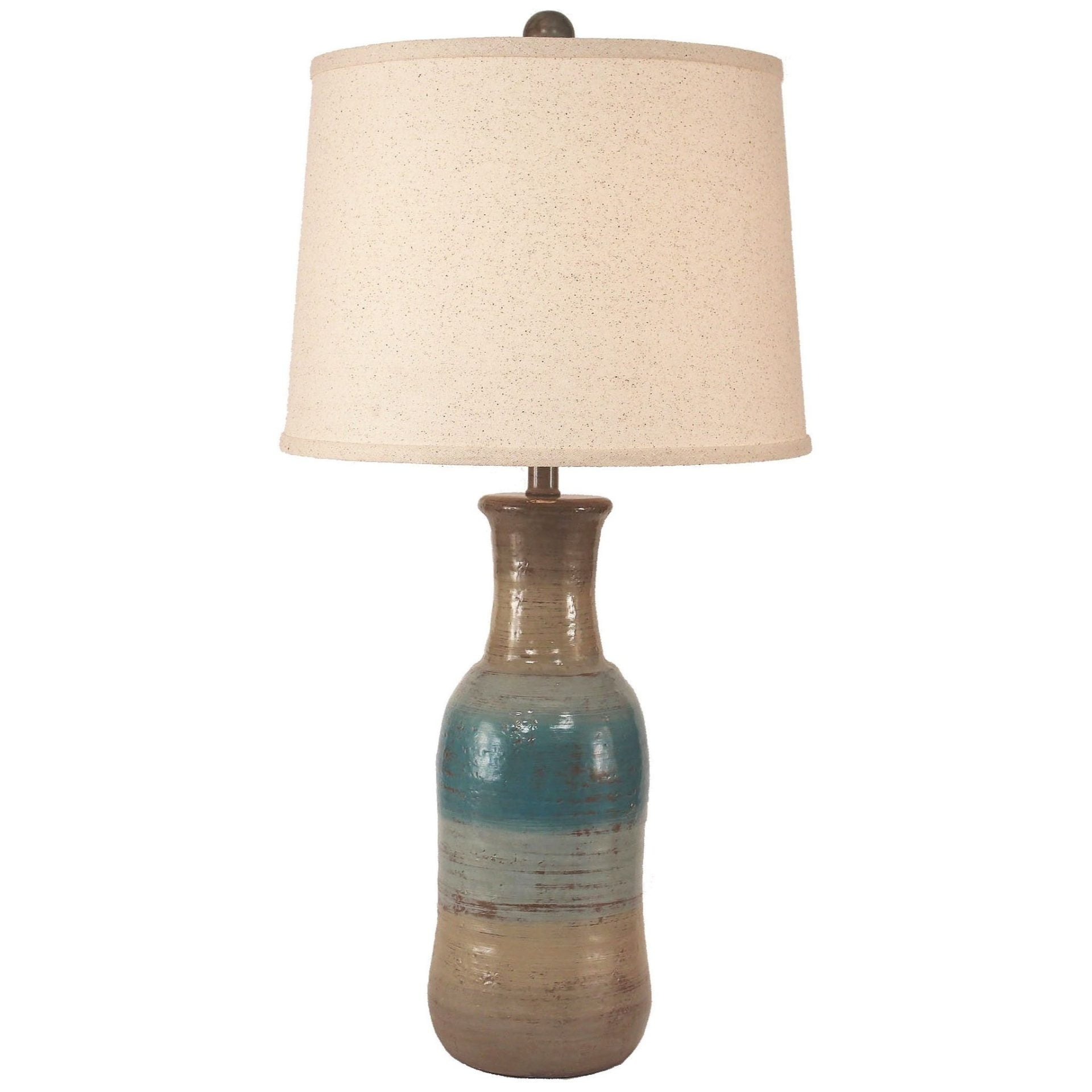 Faux Clay Jug Table Lamp