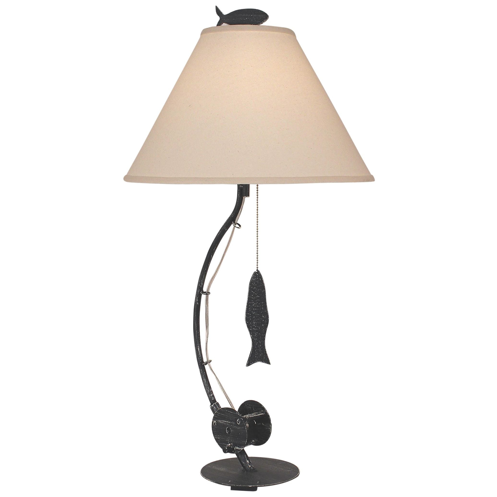 Sea Fishing Pole Table Lamp