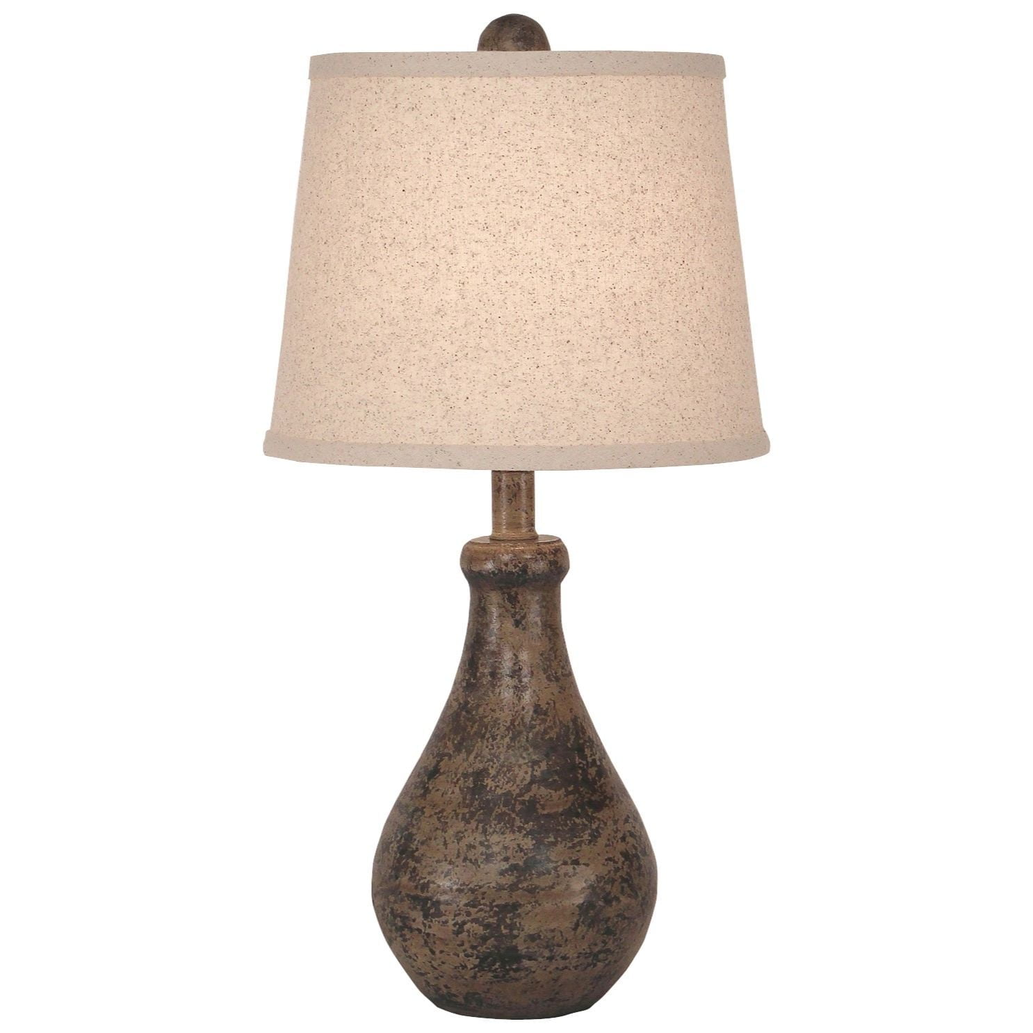 Small Clay Pot Table Lamp