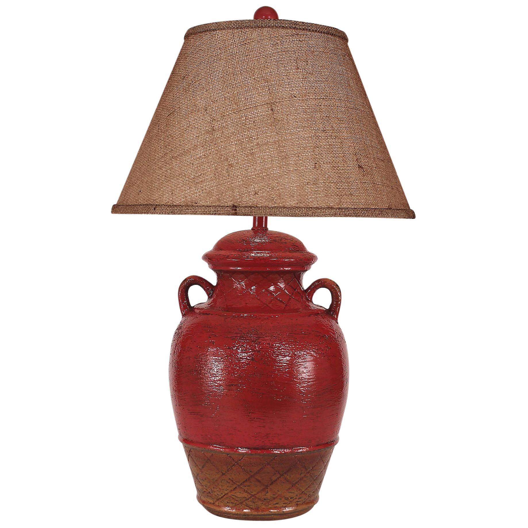 2-Handle Ginger Jar Table Lamp