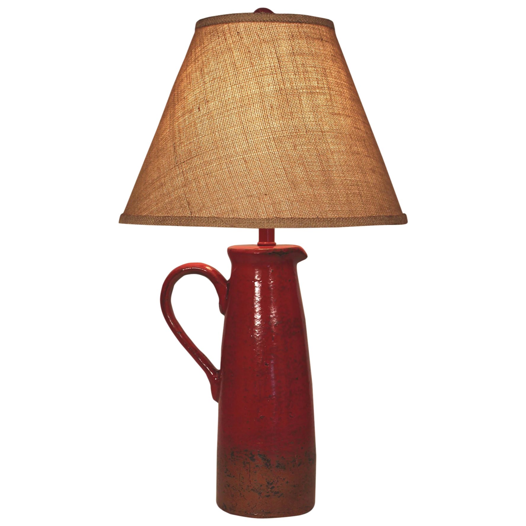 Large Handle Pitcher Table Lamp