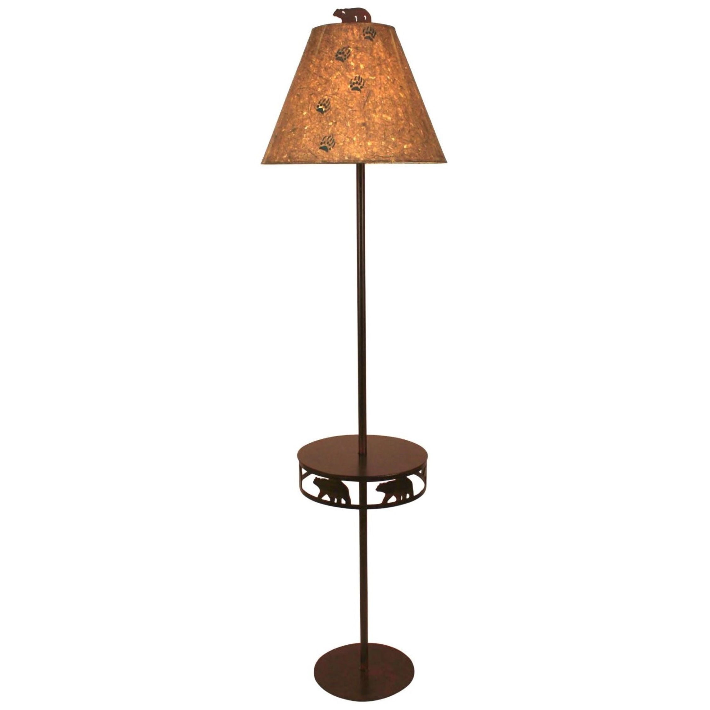 Round Tray Floor Lamp