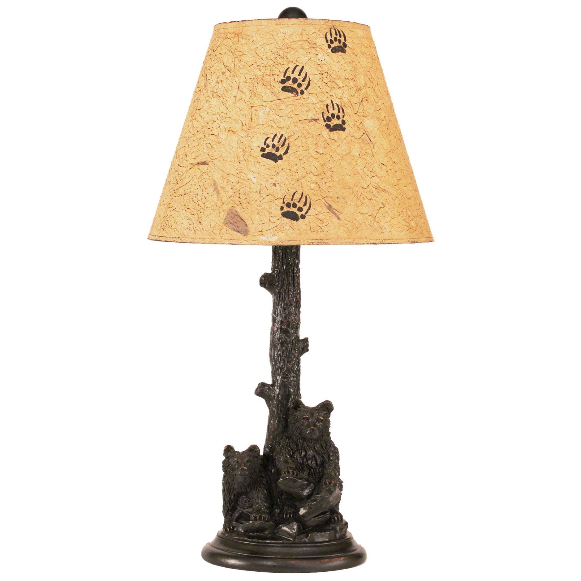 Bear Cubs in Tree Table Lamp