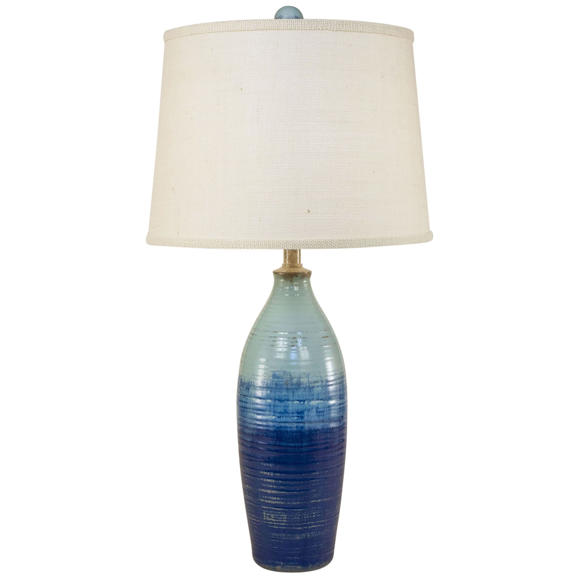 Tapered Pottery Table Lamp