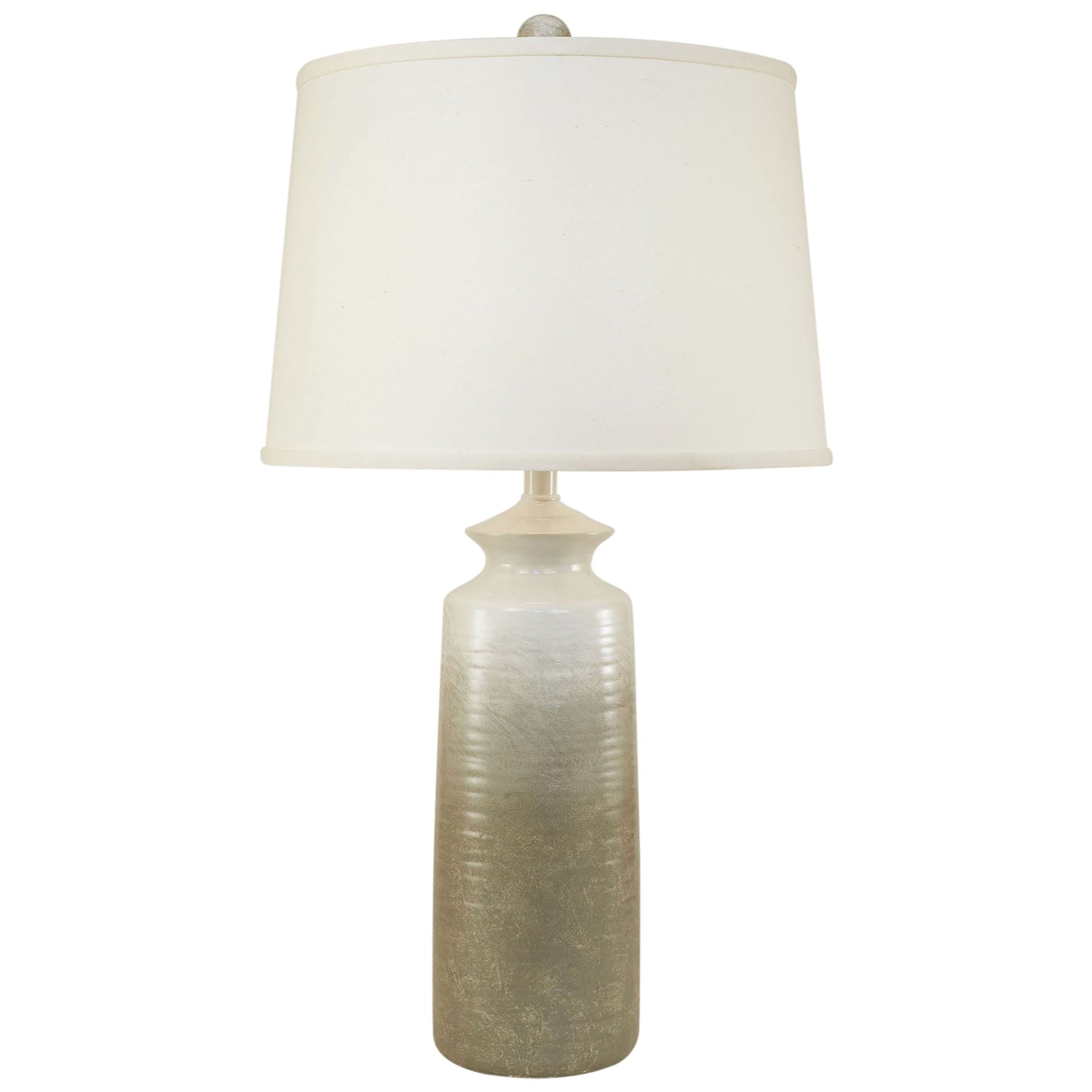 Tall Slender Pottery Table Lamp