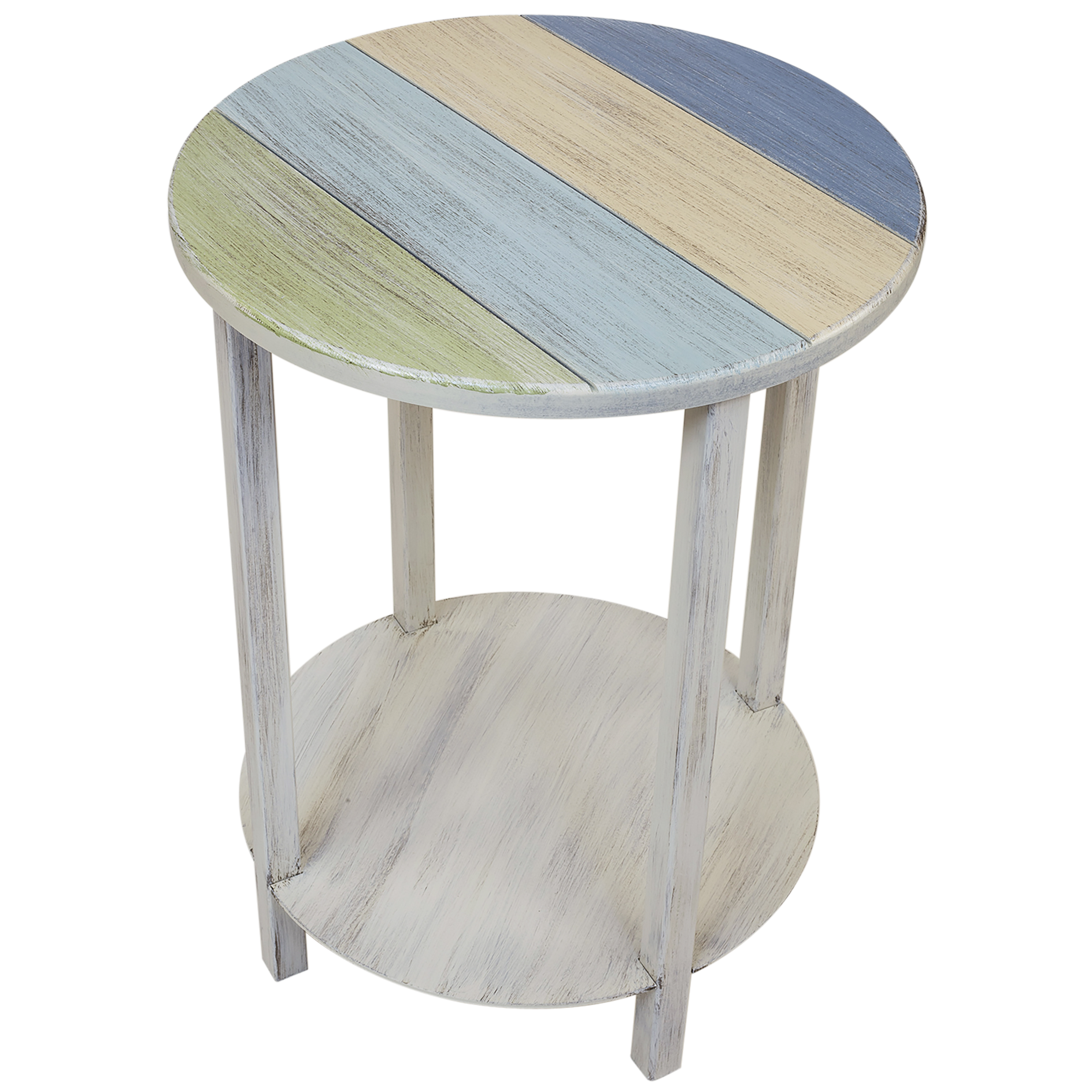 Coastal Round End Table