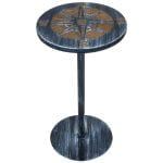 Weathered Navy and Stained Compass
