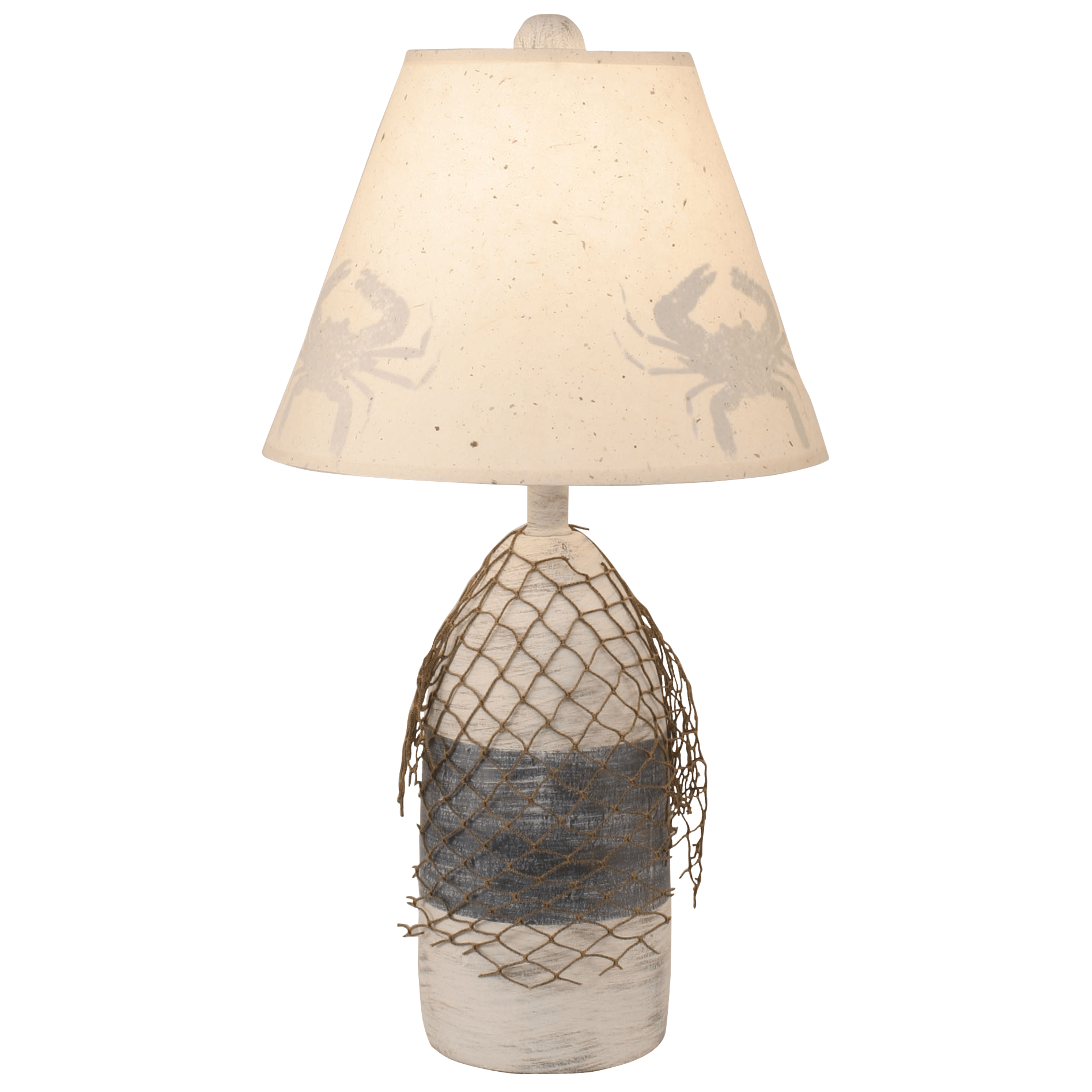 Small Buoy Table Lamp with Net
