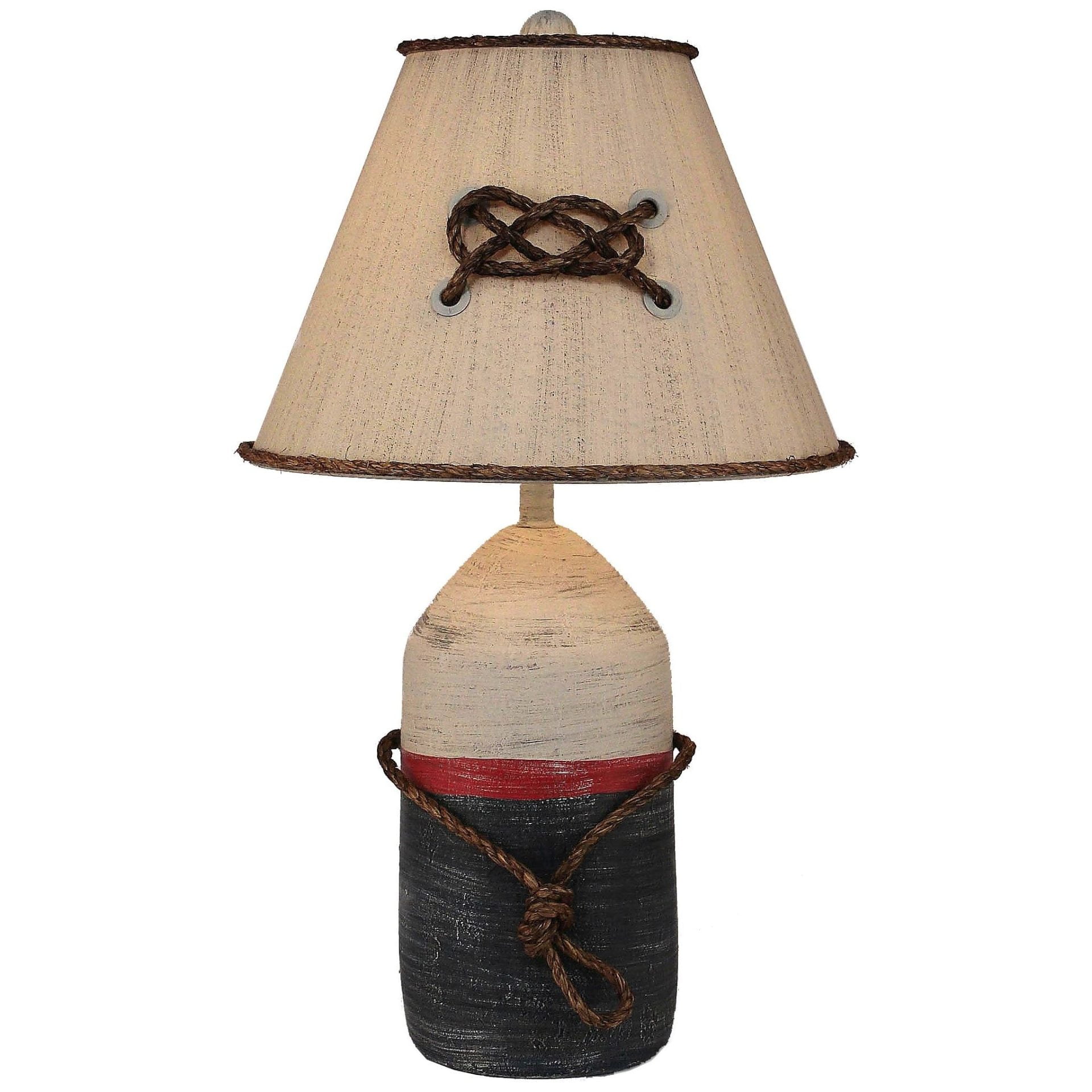 Large Buoy Table Lamp with Rope