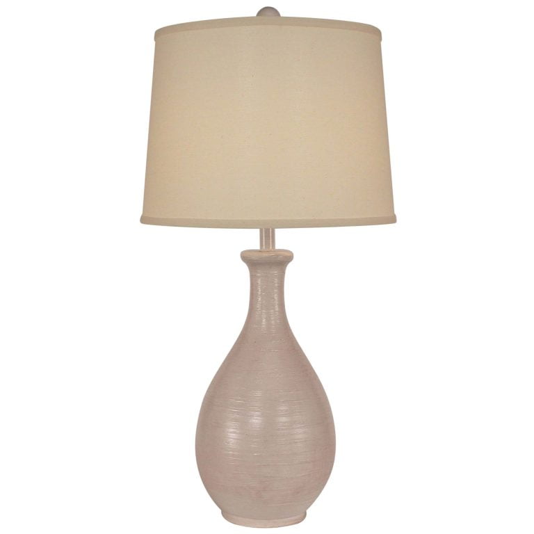 Ridged Teardrop Table Lamp