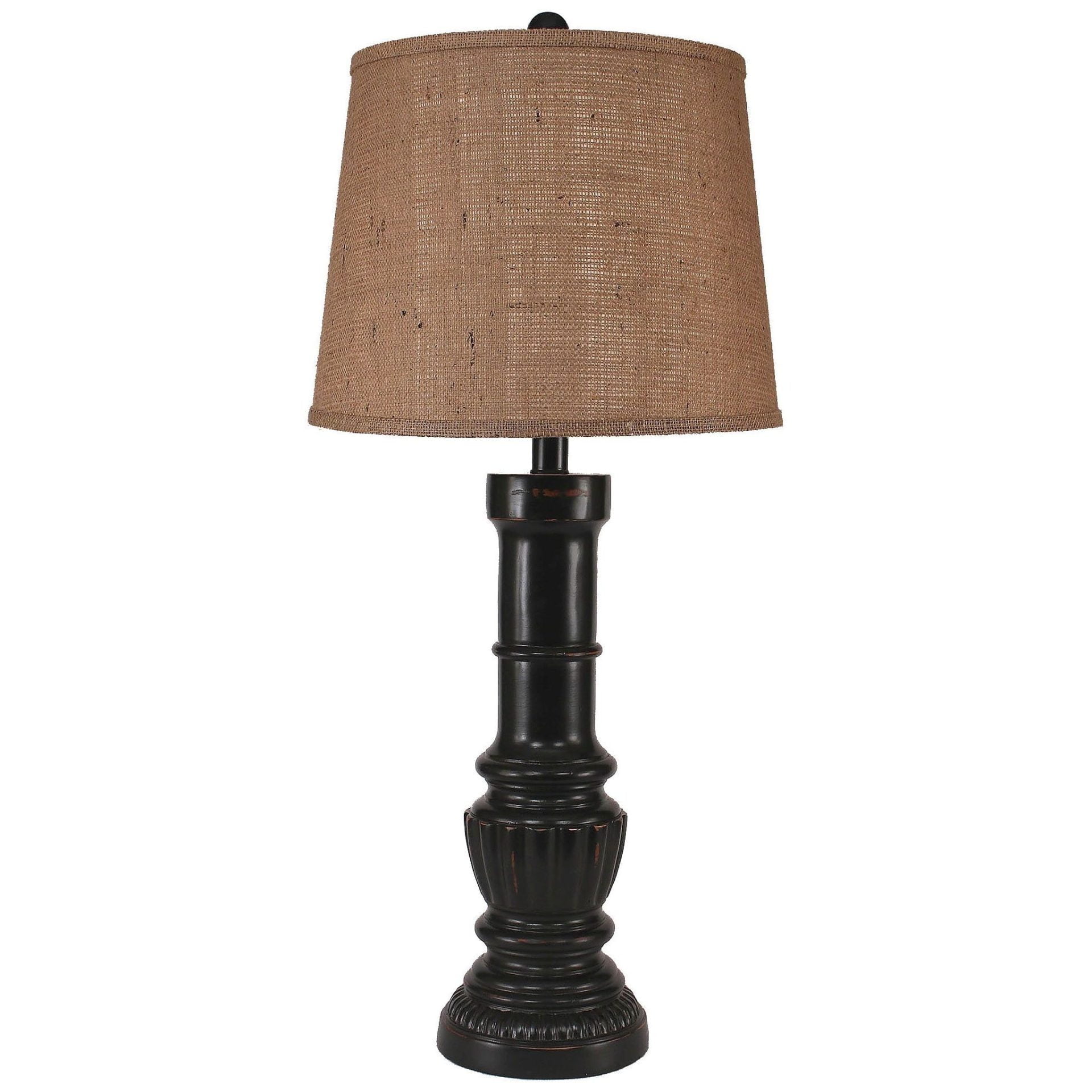 Ribbed Chunky Casual Table Lamp