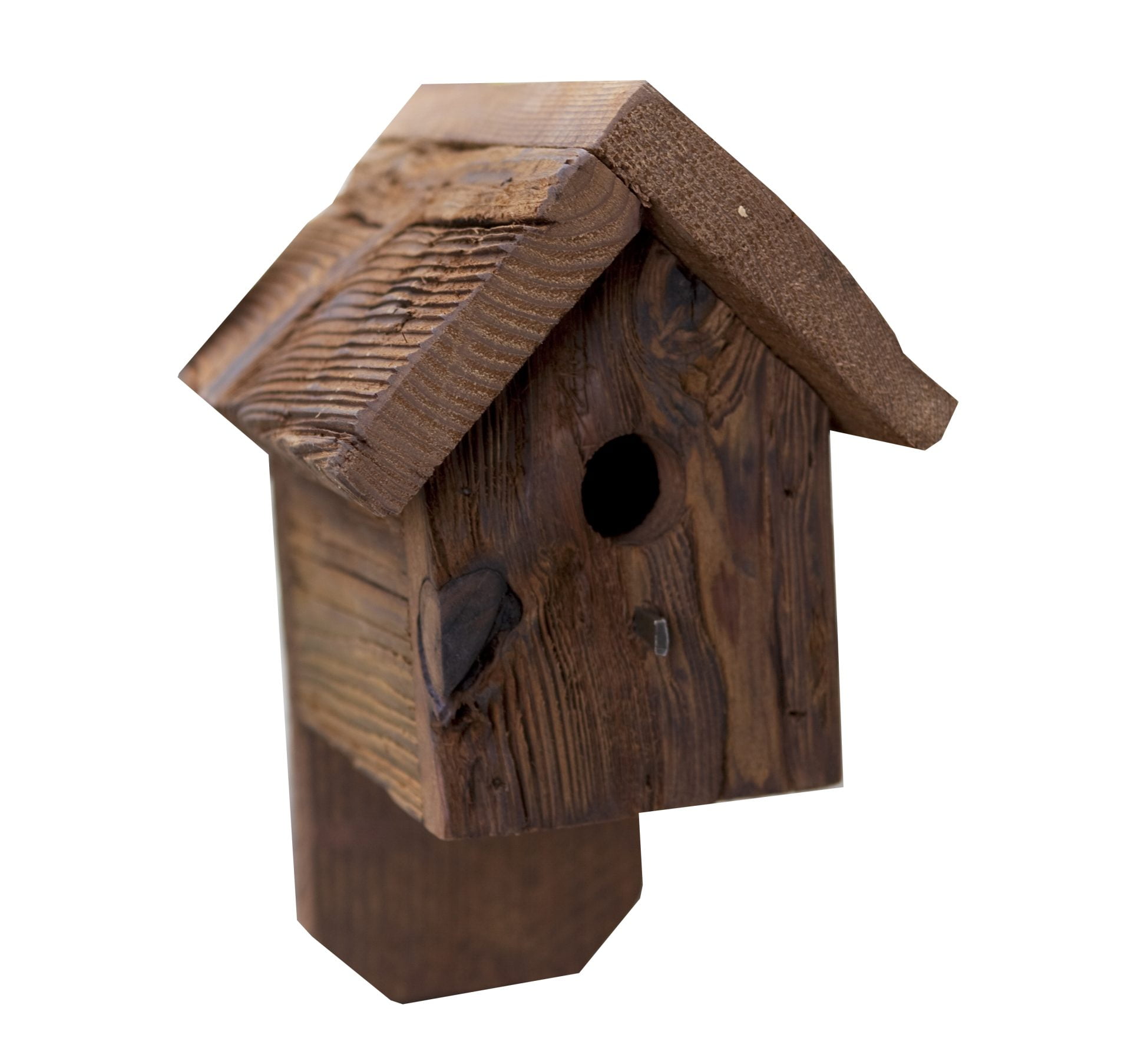 Rustic Barnwood House for Finch Birds