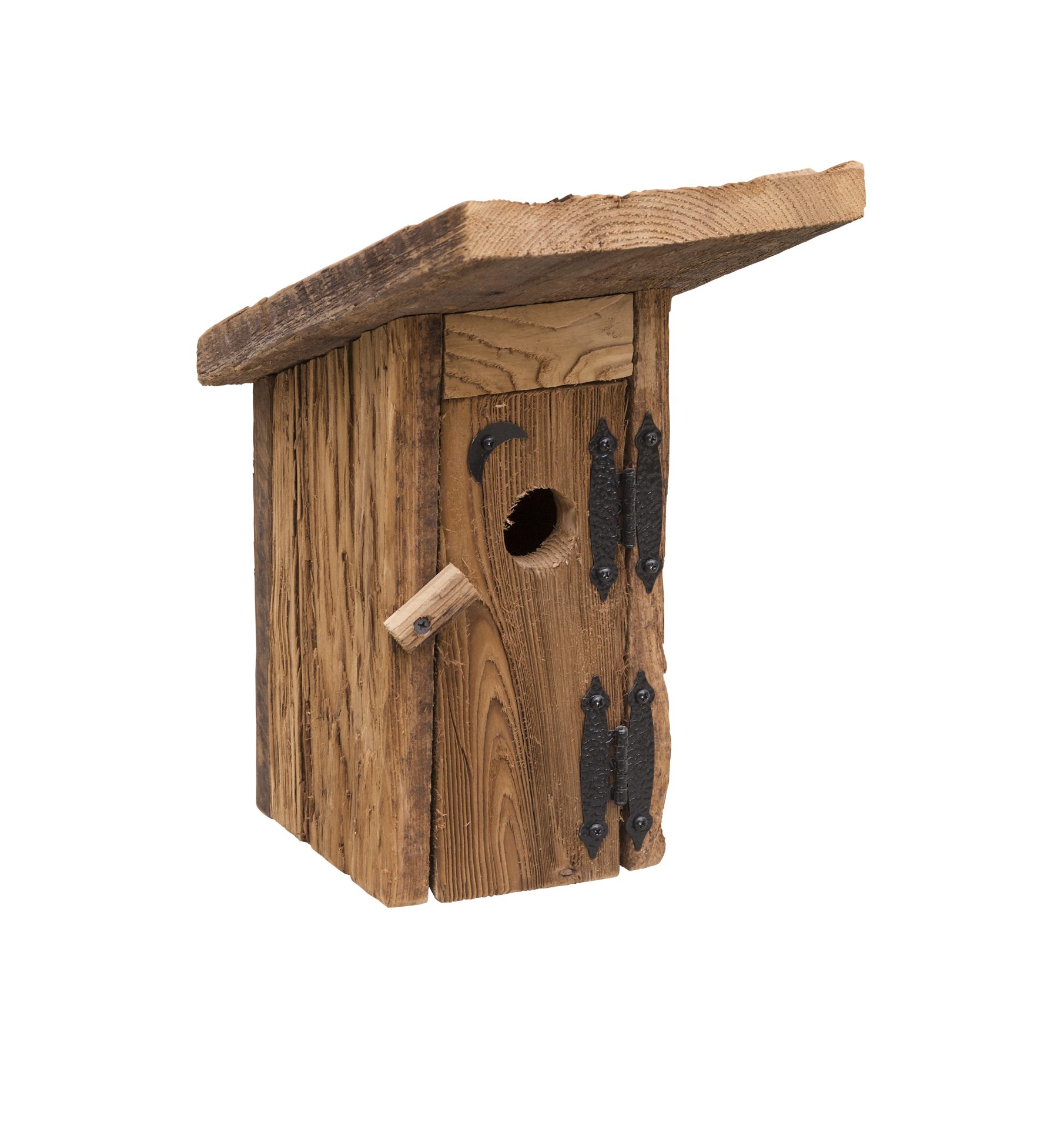 Rustic Barnwood OUTHOUSE Bird House