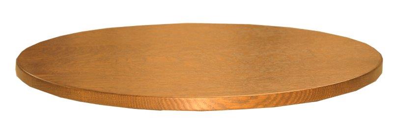 Rustic Oak Round Tabletop Lazy Susan – 20″