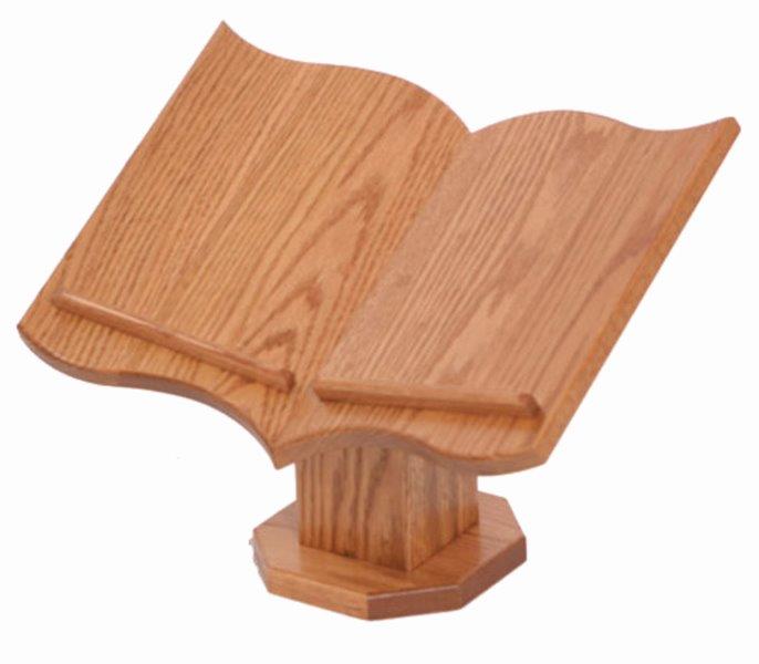 Oak Table Top Bible Stand