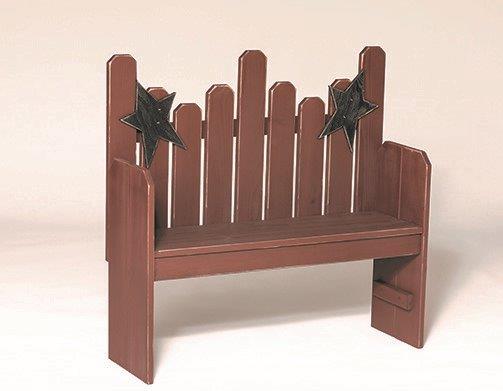 Farmhouse Style – Pine Star Back Bench