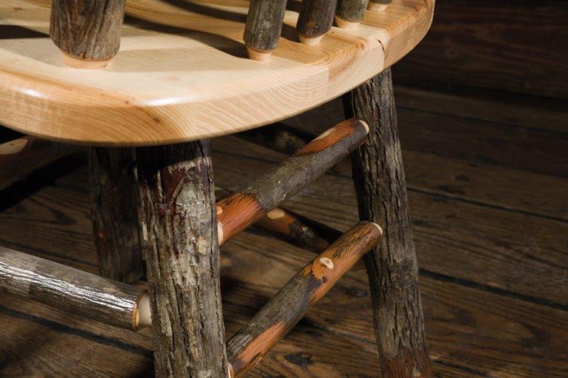 Close Up of Wagon Wheel Seat and Frame