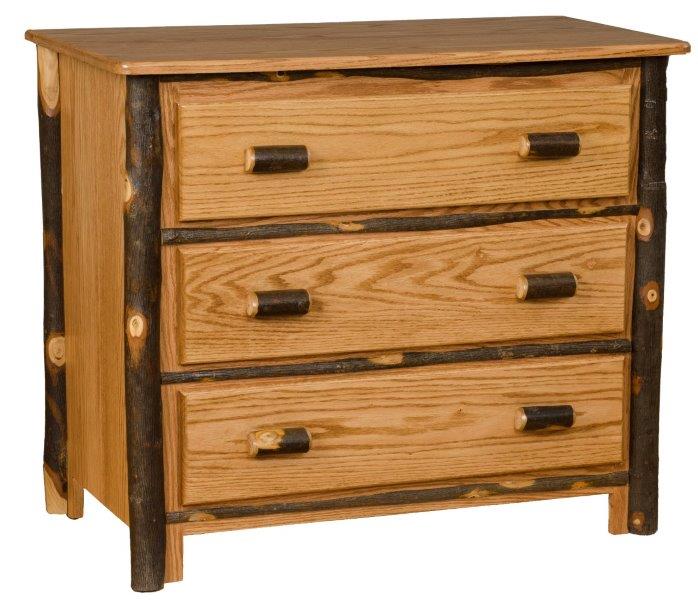 Hickory Log Chest – Available in 3 or 4 Drawers