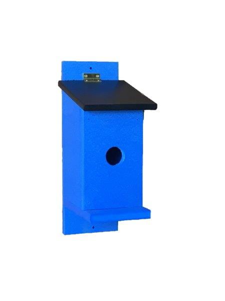 Bluebird Mounting Bird House with Clean Out on Poly Lumber