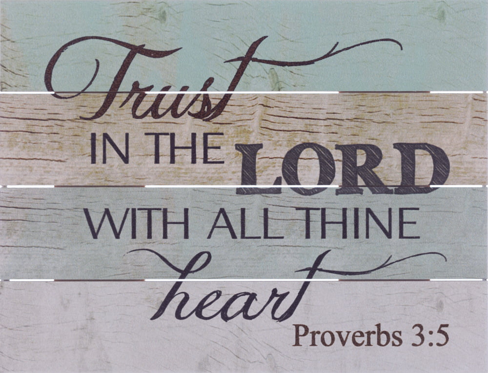 Wood Pallet Art – Trust in the Lord