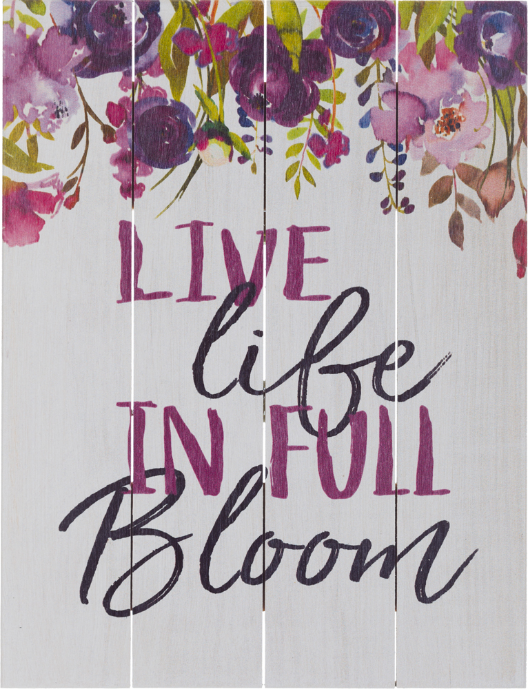 Wood Pallet Art – Full Bloom