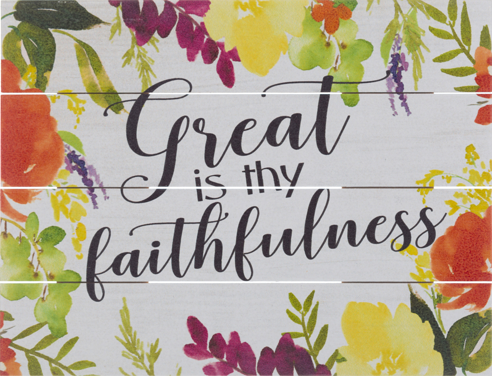 Wood Pallet Art – Faithfulness