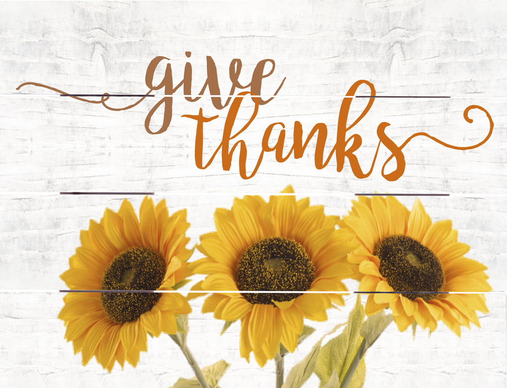 Wood Pallet Art – Give Thanks