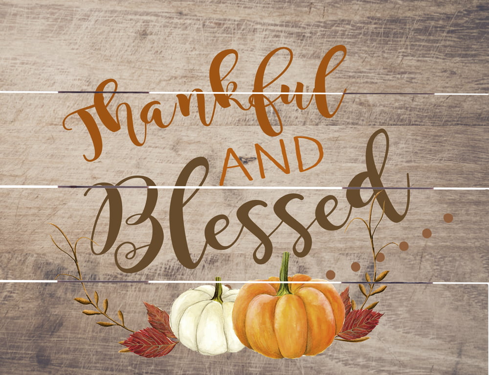 Wood Pallet Art – Thankful and Blessed