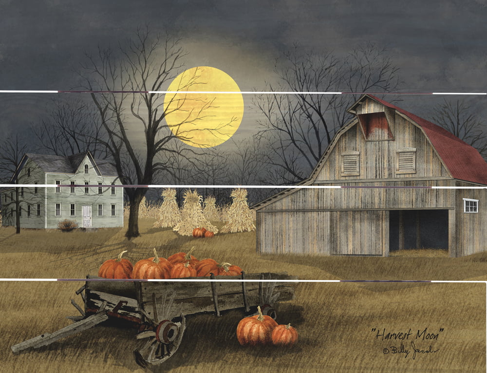 Wood Pallet Art – Harvest Moon