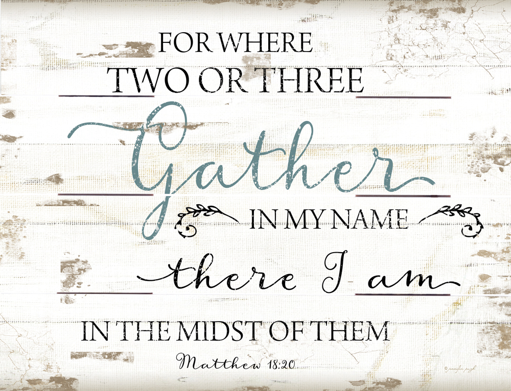 Wood Pallet Art – Gather in My Name