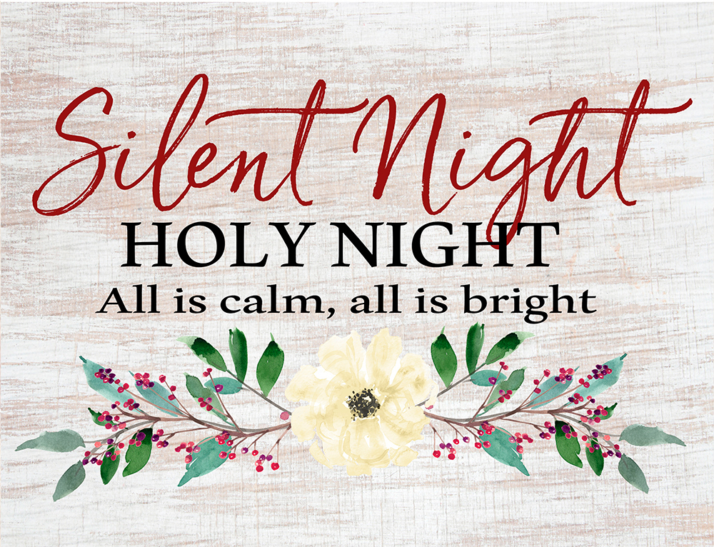 Wood Pallet Art – Silent Night