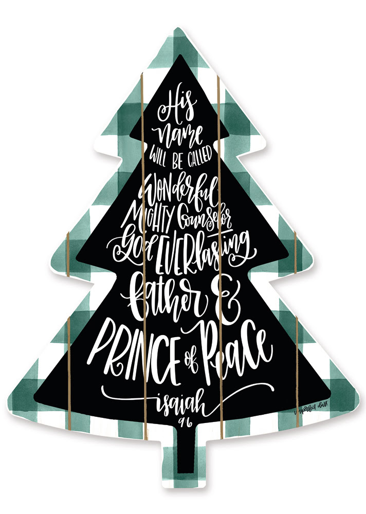 Cut Out Pallet Art – Prince of Peace- Buffalo Checkered